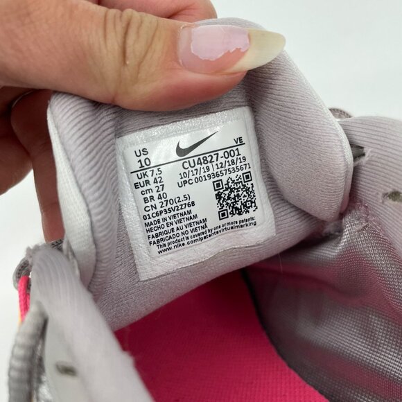 Nike Quest 2 Vast Grey Digital Pink Running Shoes Sneakers Womens 10 Athletic - Picture 5 of 8